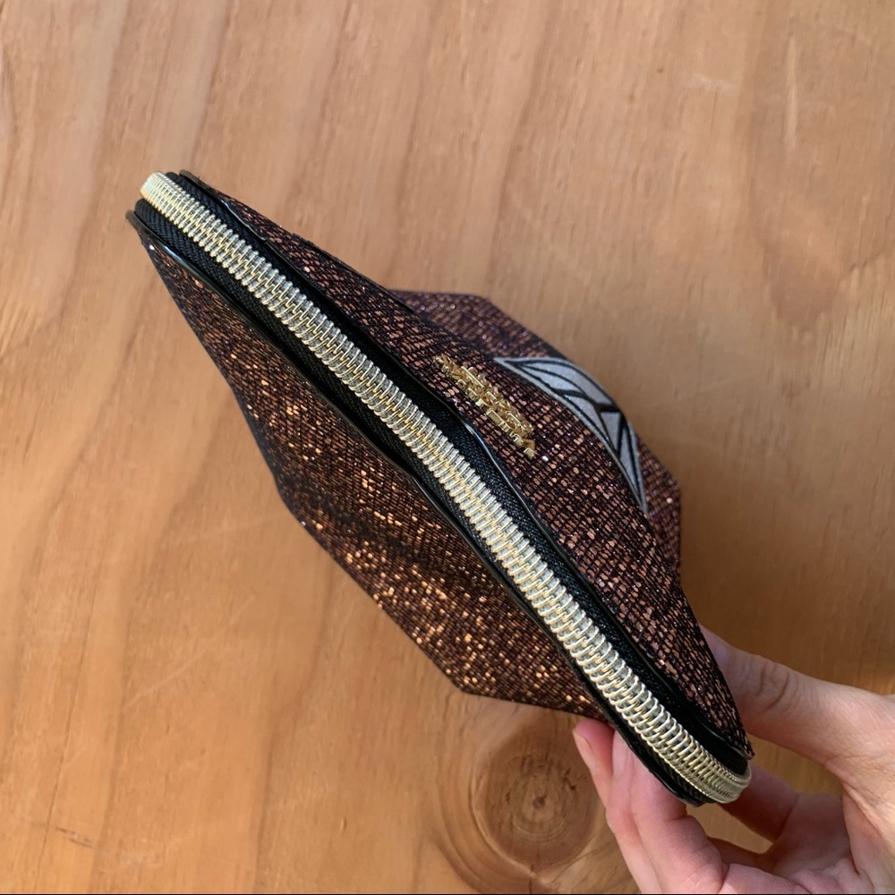 Victoria’s Secret Glitter Patchwork Cosmetics Bag - image 4